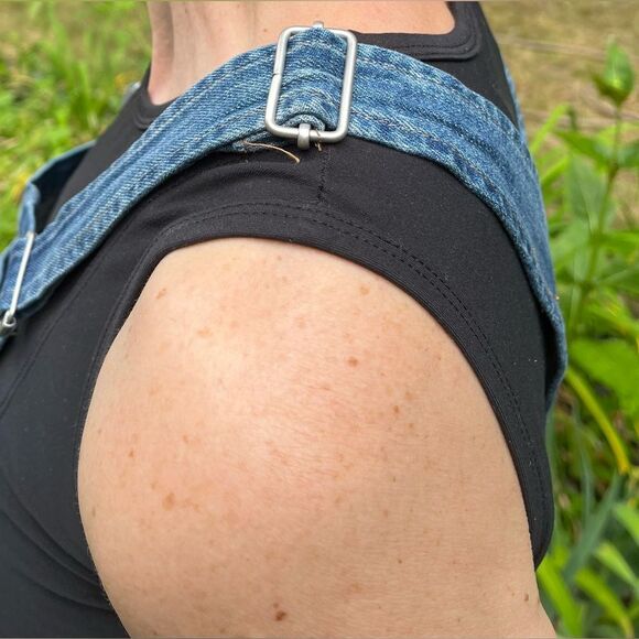 Madewell Blue Denim Overalls, Chic and comfortable, size Small - Picture 11 of 14